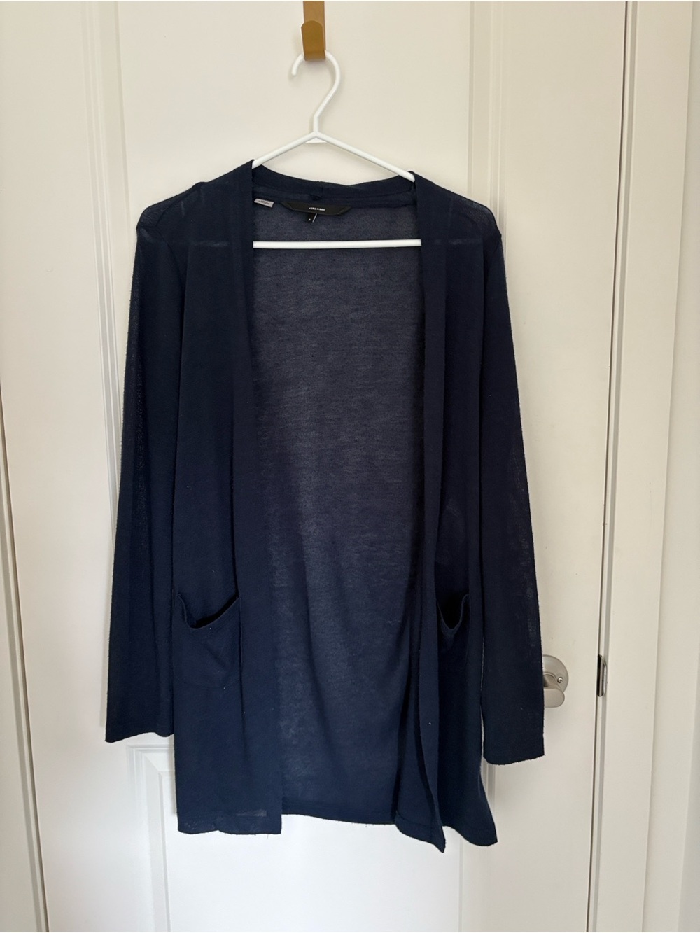 Vero Moda Navy Open-Front Lightweight Cardigan